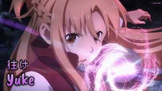 『Lyrics AMV』 Sword Art Online Progressive Hoshi Naki Yoru no Aria Movie ED Full 「Yuke  LiSA」 [upl. by Chatav439]