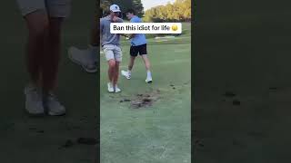 Keep morons like this away from golf golf golfcourse golfcoach golflesson golfswing golftips [upl. by Walliw]