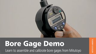 Bore Gage Use  Mitutoyo America Demo  Bore Gauge Measurement [upl. by Trumann]