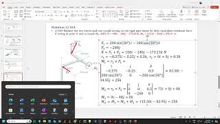 Engineering Mechanics Chapter 2 Question 164 [upl. by Asimaj329]