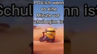 POVIch wenn es eine Minute vor Schulbeginn ist 😂 [upl. by Aninahs]