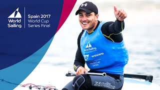 Full Finn Medal Race from the World Cup Series Final in Santander 2017 [upl. by Reddin]