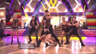 Maksim Chmerkovskiy amp Meryl Davis dancing Salsa on DWTS 4 28 14 [upl. by Landsman]