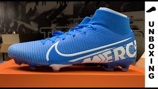 Nike Mercurial Superfly 7 Academy MG New Lights  Blue HeroWhiteObsidian [upl. by Asle627]