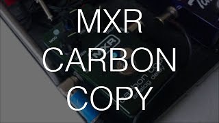 MXR CARBON COPY  Messing around with the carbon copy delay pedal [upl. by Arammahs]