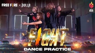 freefiremalaysiaofficial X DOLLAOfficialMY  FIGHT Dance Practice [upl. by Nothgiel]