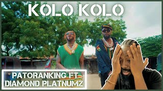 Patoranking  Kolo Kolo Official Video ft Diamond Platnumz  Reaction [upl. by Felske126]