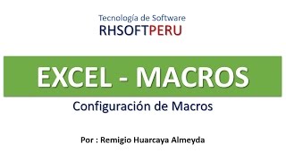 como crear macros en excel  parte 3 [upl. by Tteltrab]