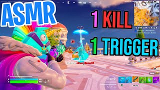 ASMR Gaming 😴 Fortnite 1 Kill  1 Trigger Relaxing Mouth Sounds 🎮🎧 Controller Sounds  Whispering 💤 [upl. by Rennie396]