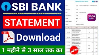 Sbi bank statement kaise nikale 2024  sbi statement pdf download  bank statement  sbi [upl. by Lyon]