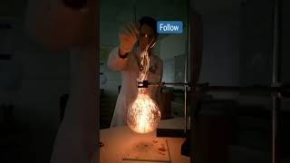 Reaction of Gasoline and Spark experiment practical physics [upl. by Sllew]