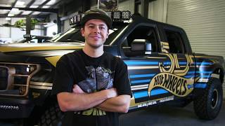 Brad Deberti builds the Ford F150 for the Hot Wheels for their 50th anniversary at SEMA 2018 [upl. by Gass]