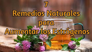 7 Remedios Naturales para Aumentar los Estrógenos [upl. by Feenah]