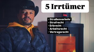 ‼️5 IRRTÜMER in der Rechtsprechung die du sicher nicht alle kennst aber kennen solltest😉 [upl. by Neahs]