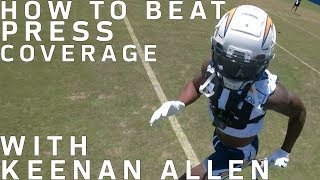 Keenan Allen Uses GoPro to Teach How to Break Press Coverage  NFL [upl. by Jeanna]