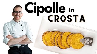 Cipolle al forno in crosta di Mais contorno sfizioso vegan e facile [upl. by Amadis]