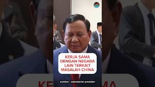 Masalah china prabowo presiden indonesia china ekonomi apec peru shorts [upl. by Anyrtak]