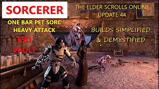 ESO Heavy Attack Pet Sorc [upl. by Skier]