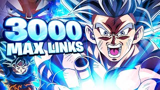 3000 MAX LINK LEVEL 10 UNITS ACHIEVED DBZ Dokkan Battle [upl. by Leinahtan]