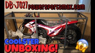 PIT BIKE UNBOXING DBJ027 COOLSTER 125cc [upl. by Annaigroeg327]