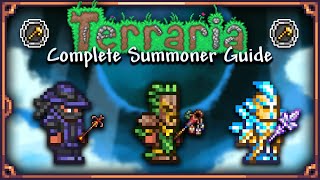 COMPLETE Summoner Guide for Terraria 1449 [upl. by Elime]