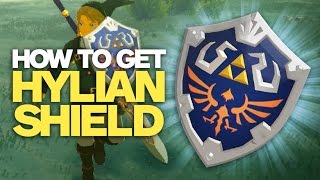 How to Get Links Hylian Shield  Zelda Breath of the Wild [upl. by Scurlock]