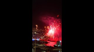 New Years Eve in Madeira 2021 2022  Show of Fireworks from Pestana CR7 TravelExperiences [upl. by Sidra729]