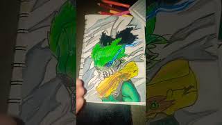 Deku from my hero academia drawing art animemusic Shaurya Arts [upl. by Natanoj429]