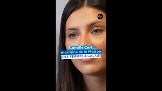 Camille Cerf marraine de la maison des Femmes de Calais [upl. by Ruthven]