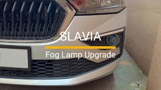 Skoda Slavia Fog Lamp Upgrade BIXENON HID Projector  Ambition variant [upl. by Halak]