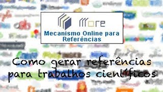 Como criar referências bibliográficas [upl. by Elwina752]