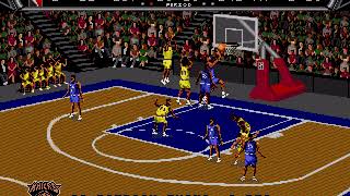 NBA Action Sega Genesis Gameplay [upl. by Anom]