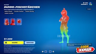 Fortnite  Item Shop  Gummy Fishstick  Showcase [upl. by Milissent]