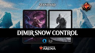 DIMIR SNOW CONTROL Mythic Rank  MTG Arena Standard [upl. by Nauqas]