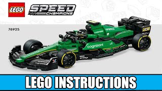 LEGO Instructions  Speed Champions  76925  Aston Martin Vantage Safety Car amp AMR23 Book 2 [upl. by Haraj571]