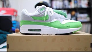 PATTA X NIKE AIR MAX 1 CHLOROPHYLL 20TH ANNIVERSARY [upl. by Simone121]