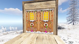 RUST SKIN SPOTLIGHT  Gingerbread Double Wooden Door  189€ [upl. by Enylcaj]