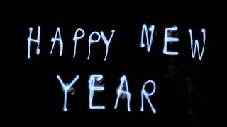 Happy New Year 2011 Light Graffiti StopMotion [upl. by Martz117]