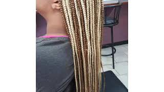 Long box braids by Authentic African hair braiding and [upl. by Adnalahs]