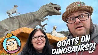 Animatronic Dinosaurs at Goats on the Roof  Whats New at the Bean Museum [upl. by Eednyl]