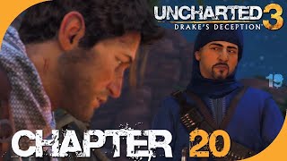 Uncharted 3 Chapter 20 The Caravan 100 Walkthrough [upl. by Enohs214]