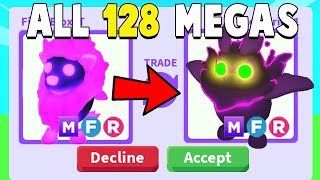 I traded for all 128 MEGA ULTRA RARE PETS in Adopt Me [upl. by Aggappera866]