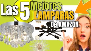 🚀Las 5 MEJORES LAMPARAS 👌ELEGANTES Y MODERNAS 🆗De Techo para tu sala recámara u oficina [upl. by Bennion]