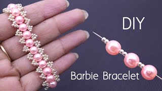 Beaded BraceletMaster the Art of Pearl Bracelet Making with This Tutorial [upl. by Islaen]