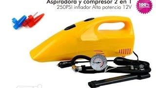 Aspiradora y Compresor para Auto  aPreciosdeRemate [upl. by Ayian]