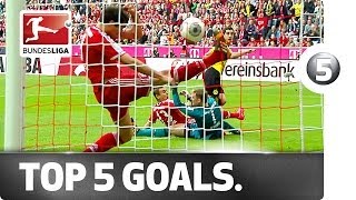 Top 5 Goals  Farfan Mkhitaryan and More with Great Strikes [upl. by Acnayb715]