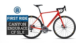 Canyon Endurace CF SLX  Canyons First Disc Road Bike [upl. by Ohploda]