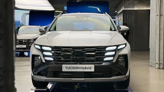 🔇 2025 Hyundai Tucson Facelift Hybrid amp NLine Exterior amp Interior walkaround no narration [upl. by Ehsiom618]