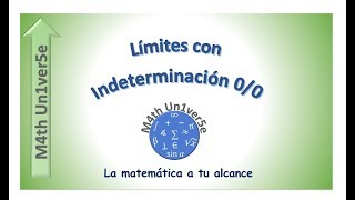 Limites con indeterminación 00 [upl. by Web345]