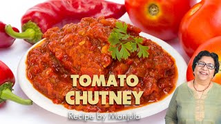 Tomato Chutney Recipe  How to make Tomato Chutney  Indian Tomato Chutney  Tangy Tomato Chutney [upl. by Tlok]